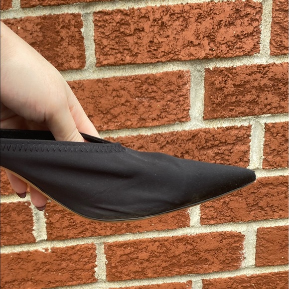 Tony Bianco Black Mules - Picture 2 of 5